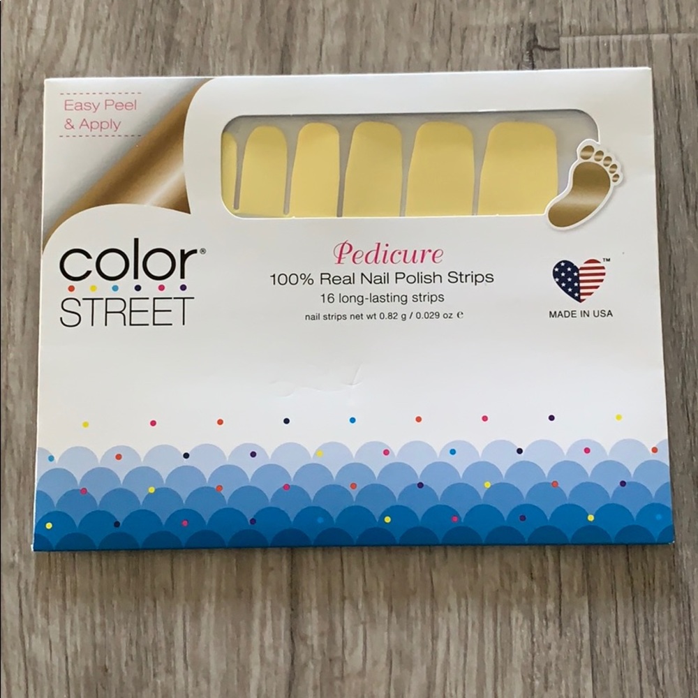 Color Street Pedicure Hello Sunshine State